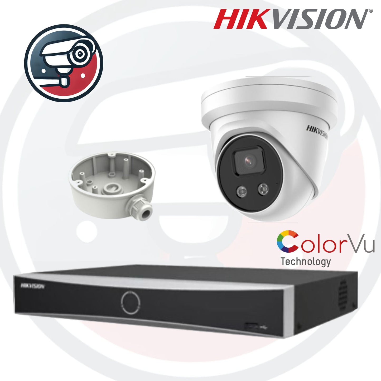 Hikvision Network Video Recorder met 1x 4MP ColorVu Camera