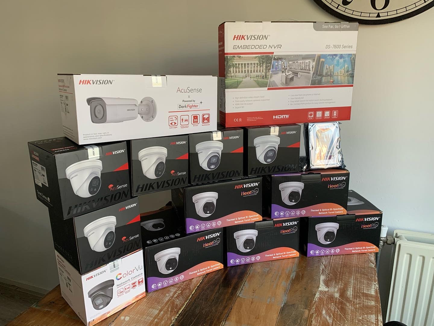 Goedkope beveiliging - verzameling camera's HIkvision