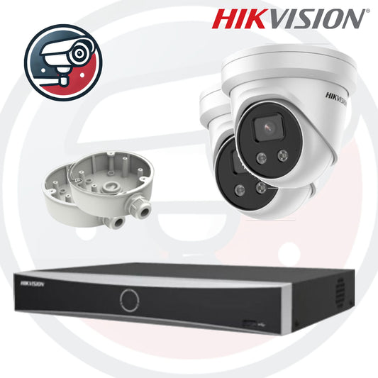 Hikvision Network Video Recorder met 2x 4MP Camera